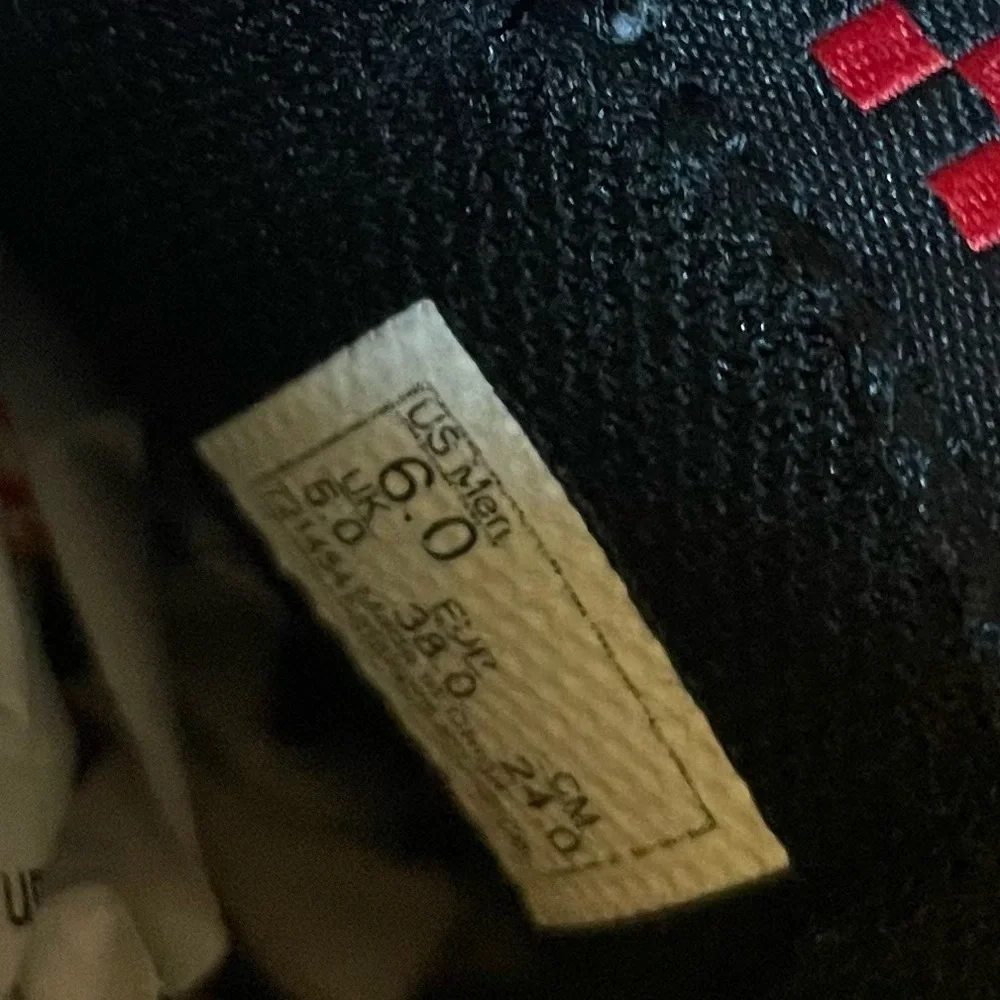 Vans Cream Blue Sneakers Mesh Pink Yellow Accents – Men 6 / Women 7.5 - Picture 15 of 16